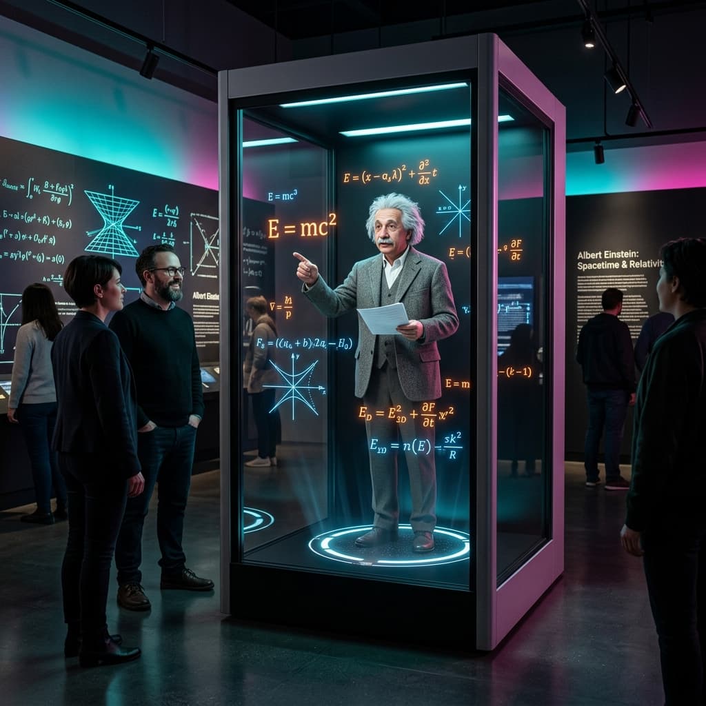 Interactive Museum Hologram Avatar Exhibit